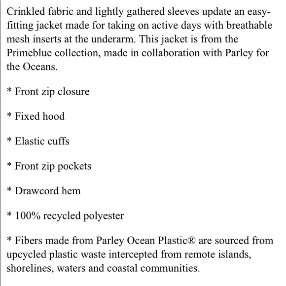 Adidas Prime Blue jacket - Picture 2 of 4